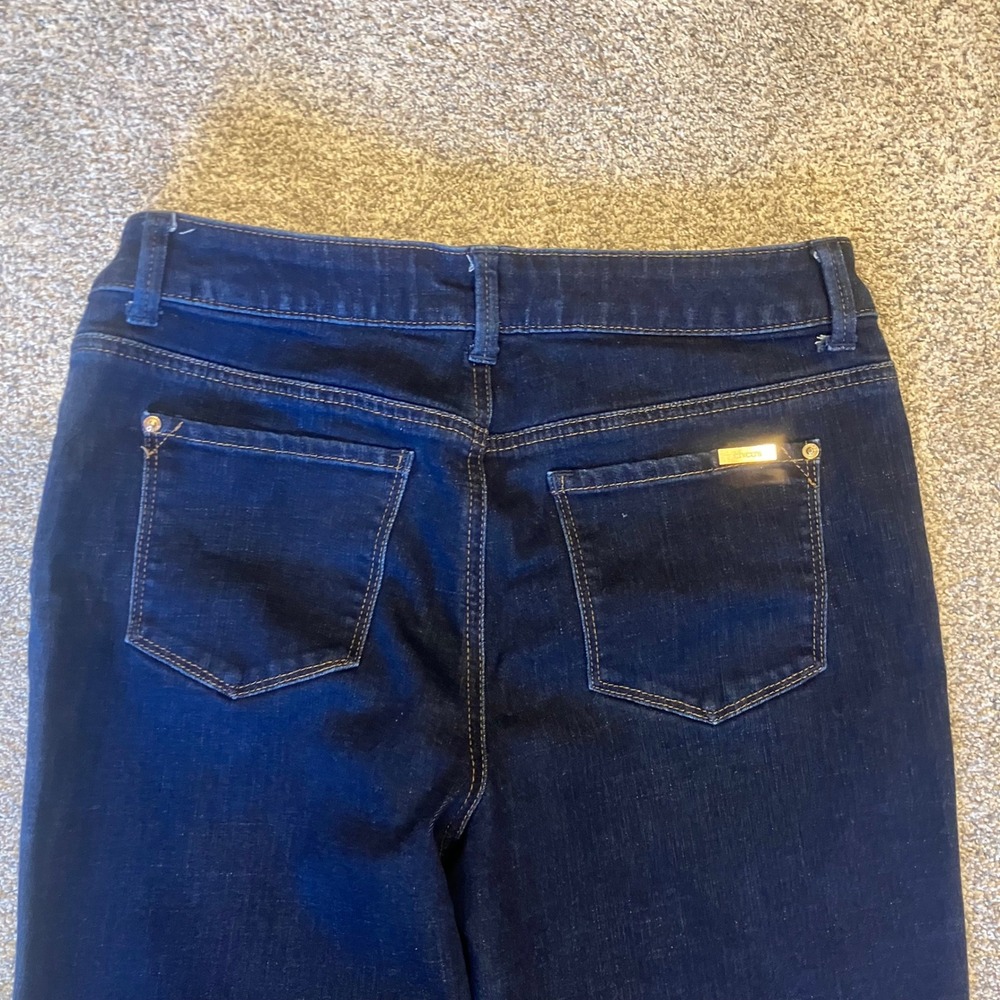 Chicos So Slimming Slim Leg Jeans Dark Indigo Wash Chicos Size 0 Regular Small - Picture 7 of 8